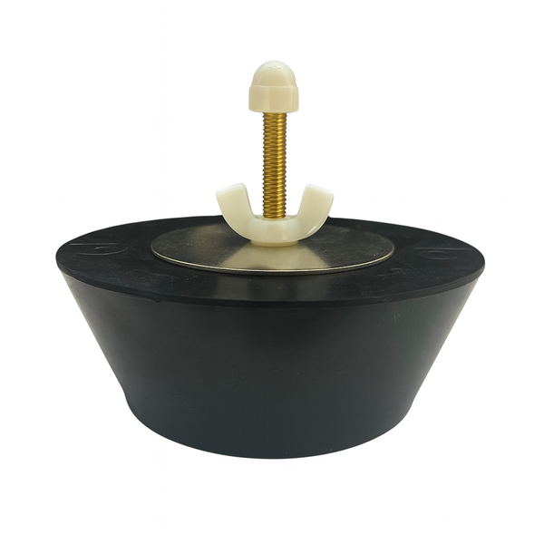 #16 Winter Blow Thru Expansion Plug With Schrader Valve For 4 Inch Pipes - LHBP16