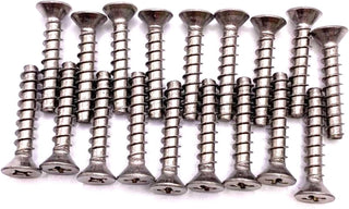 Lamprey Hardware Skimmer Stainless Steel 18 Piece Screw Kit fits Aquador 1085 71085 Faceplate - LHS85L18