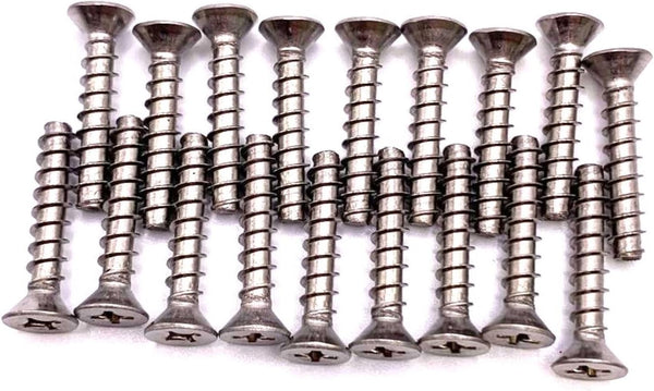 Lamprey Hardware Skimmer Stainless Steel 18 Piece Screw Kit fits Aquador 1085 71085 Faceplate - LHS85L18