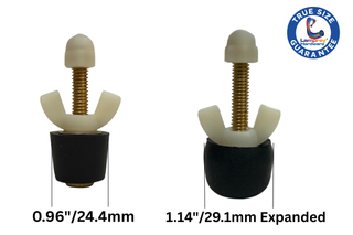 #4 Winter Blow Thru Expansion Plug With Schrader Valve For 3/4 Inch & 1 Inch Pipes - LHBP4