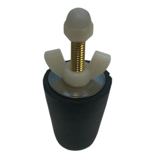 #5-7 Tapered Winter Blow Thru Expansion Plug With Schrader Valve For 1''- 1.25 Inches - LHBP57