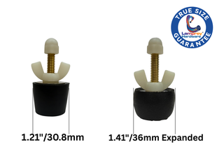 #6 Winter Blow Thru Expansion Plug With Schrader Valve For 1 Inch Fittings - LHBP6