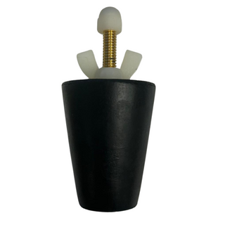 #7-10 Tapered Winter Blow Thru Expansion Plug With Schrader Valve For 1.25 - 1.50 Inches - LHBP710