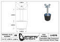 #8 Winter Extended Rubber Expansion Plug For 1 1/2 Inch Pipes - LHEP8