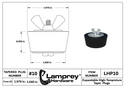 #10 Winter Expansion Rubber Plug Standard For 1 1/2 Inch Fittings - LHP10
