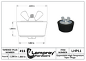 #11 Winter Expansion Rubber Plug Standard For 2 Inch Pipes - LHP11