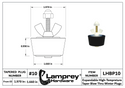 #10 Winter Blow Thru Expansion Plug With Schrader Valve For 1 1/2 Inch Fittings - LHBP10