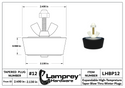 #12 Winter Blow Thru Expansion Plug With Schrader Valve For 2 Inch Fittings - LHBP12